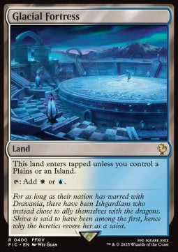 Glacial Fortress - Commander: Magic: The Gathering - FINAL FANTASY (Rare) [FIC-400] - JotaCards - Tu Tienda de TCG