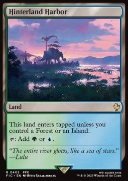 Hinterland Harbor - Commander: Magic: The Gathering - FINAL FANTASY (Rare) [FIC-403] - JotaCards - Tu Tienda de TCG