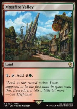 Mossfire Valley - Commander: Magic: The Gathering - FINAL FANTASY (Rare) [FIC-407] - JotaCards - Tu Tienda de TCG