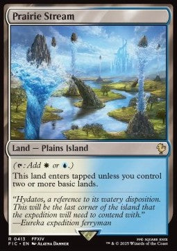Prairie Stream - Commander: Magic: The Gathering - FINAL FANTASY (Rare) [FIC-413] - JotaCards - Tu Tienda de TCG