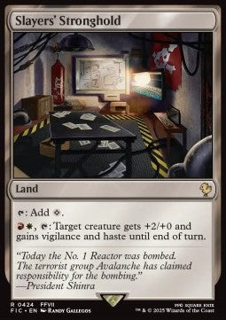 Slayers' Stronghold - Commander: Magic: The Gathering - FINAL FANTASY (Rare) [FIC-424] - JotaCards - Tu Tienda de TCG