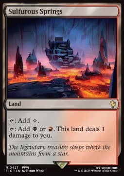 Sulfurous Springs - Commander: Magic: The Gathering - FINAL FANTASY (Rare) [FIC-427] - JotaCards - Tu Tienda de TCG