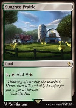 Sungrass Prairie - Commander: Magic: The Gathering - FINAL FANTASY (Rare) [FIC-428] - JotaCards - Tu Tienda de TCG