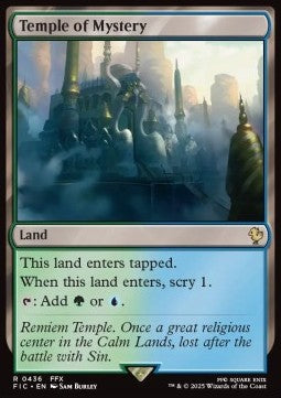 Temple of Mystery - Commander: Magic: The Gathering - FINAL FANTASY (Rare) [FIC-436] - JotaCards - Tu Tienda de TCG