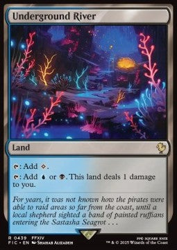 Underground River - Commander: Magic: The Gathering - FINAL FANTASY (Rare) [FIC-439] - JotaCards - Tu Tienda de TCG