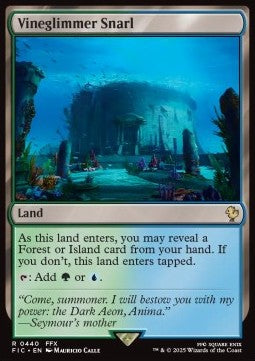 Vineglimmer Snarl - Commander: Magic: The Gathering - FINAL FANTASY (Rare) [FIC-440] - JotaCards - Tu Tienda de TCG