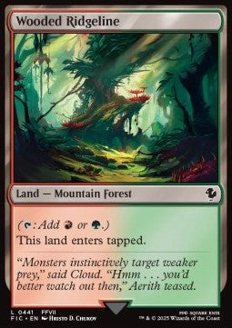 Wooded Ridgeline - Commander: Magic: The Gathering - FINAL FANTASY (Common) [FIC-441] - JotaCards - Tu Tienda de TCG