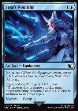 Sage's Nouliths - Magic: The Gathering - FINAL FANTASY (Common) [FIN-70] - JotaCards - Tu Tienda de TCG