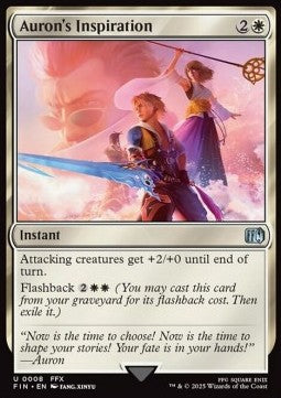 Auron's Inspiration - Magic: The Gathering - FINAL FANTASY (Uncommon) [FIN-8] - JotaCards - Tu Tienda de TCG
