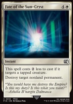 Fate of the Sun-Cryst - Magic: The Gathering - FINAL FANTASY (Common) [FIN-19] - JotaCards - Tu Tienda de TCG