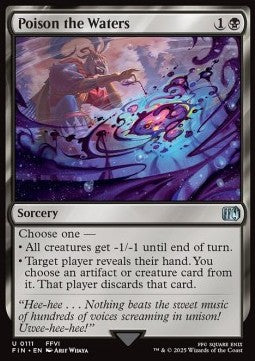 Poison the Waters - Magic: The Gathering - FINAL FANTASY (Uncommon) [FIN-111] - JotaCards - Tu Tienda de TCG