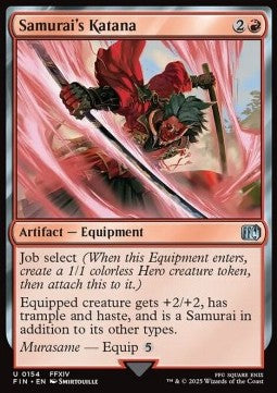 Samurai's Katana - Magic: The Gathering - FINAL FANTASY (Uncommon) [FIN-154] - JotaCards - Tu Tienda de TCG