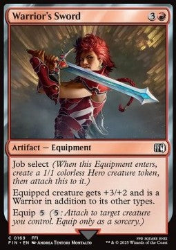 Warrior's Sword - Magic: The Gathering - FINAL FANTASY (Common) [FIN-169] - JotaCards - Tu Tienda de TCG