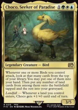 Choco, Seeker of Paradise - Magic: The Gathering - FINAL FANTASY (Rare) [FIN-215] - JotaCards - Tu Tienda de TCG
