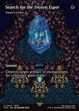 Nature's Claim - Magic: The Gathering - FINAL FANTASY Through the Ages (Uncommon) [FCA-47] - JotaCards - Tu Tienda de TCG