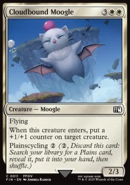 Cloudbound Moogle - Magic: The Gathering - FINAL FANTASY (Common) [FIN-11] - JotaCards - Tu Tienda de TCG