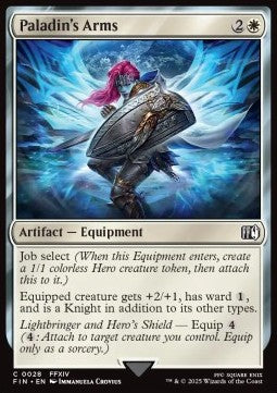 Paladin's Arms - Magic: The Gathering - FINAL FANTASY (Common) [FIN-28] - JotaCards - Tu Tienda de TCG