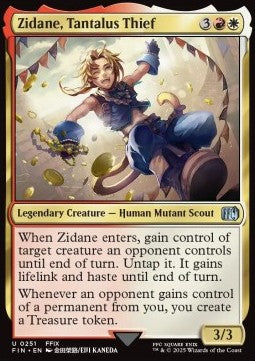 Zidane, Tantalus Thief - Magic: The Gathering - FINAL FANTASY (Uncommon) [FIN-251] - JotaCards - Tu Tienda de TCG