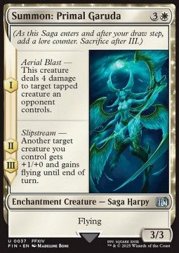 Summon: Primal Garuda - Magic: The Gathering - FINAL FANTASY (Uncommon) [FIN-37] - JotaCards - Tu Tienda de TCG