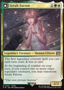 Serah Farron // Crystallized Serah - Magic: The Gathering - FINAL FANTASY (Rare) [FIN-240] - JotaCards - Tu Tienda de TCG