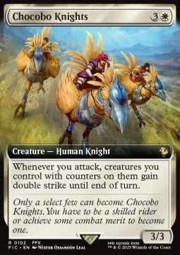 Chocobo Knights - Commander: Magic: The Gathering - FINAL FANTASY: Extras (Rare) [XFIC-102] - JotaCards - Tu Tienda de TCG