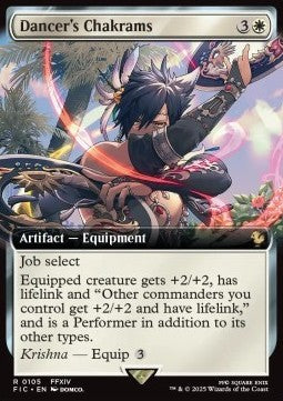Dancer's Chakrams - Commander: Magic: The Gathering - FINAL FANTASY: Extras (Rare) [XFIC-105] - JotaCards - Tu Tienda de TCG