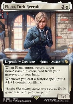 Elena, Turk Recruit - Commander: Magic: The Gathering - FINAL FANTASY: Extras (Rare) [XFIC-133] - JotaCards - Tu Tienda de TCG