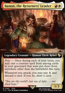 Banon, the Returners' Leader - Commander: FINAL FANTASY: Extras (Rare) [XFIC-165]