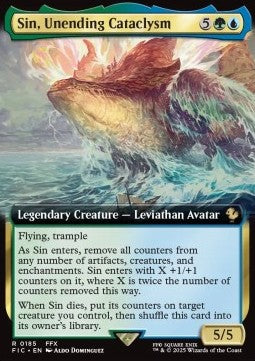 Sin, Unending Cataclysm - Commander: FINAL FANTASY: Extras (Rare) [XFIC-185]