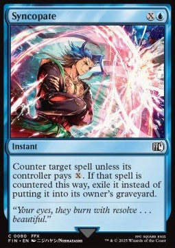 Syncopate - Magic: The Gathering - FINAL FANTASY (Common) [FIN-80] - JotaCards - Tu Tienda de TCG