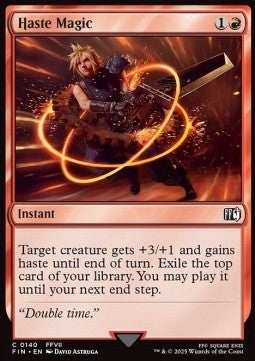 Haste Magic - Magic: The Gathering - FINAL FANTASY (Common) [FIN-140] - JotaCards - Tu Tienda de TCG