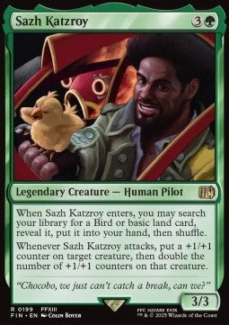 Sazh Katzroy - Magic: The Gathering - FINAL FANTASY (Rare) [FIN-199] - JotaCards - Tu Tienda de TCG