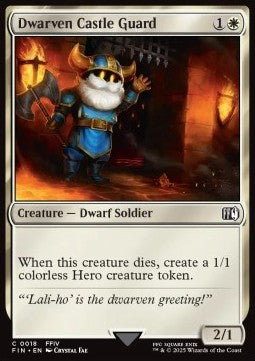 Dwarven Castle Guard - Magic: The Gathering - FINAL FANTASY (Common) [FIN-18] - JotaCards - Tu Tienda de TCG