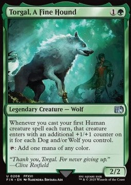 Torgal, A Fine Hound - Magic: The Gathering - FINAL FANTASY (Uncommon) [FIN-208] - JotaCards - Tu Tienda de TCG