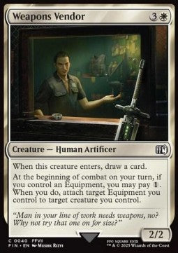 Weapons Vendor - Magic: The Gathering - FINAL FANTASY (Common) [FIN-40] - JotaCards - Tu Tienda de TCG