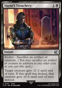 Vayne's Treachery - Magic: The Gathering - FINAL FANTASY (Common) [FIN-124] - JotaCards - Tu Tienda de TCG