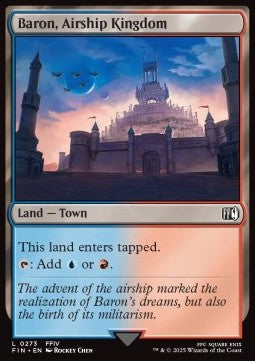 Baron, Airship Kingdom - Magic: The Gathering - FINAL FANTASY (Land) [FIN-273] - JotaCards - Tu Tienda de TCG