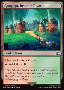 Gongaga, Reactor Town - Magic: The Gathering - FINAL FANTASY (Land) [FIN-280] - JotaCards - Tu Tienda de TCG