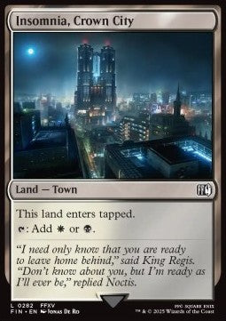 Insomnia, Crown City - Magic: The Gathering - FINAL FANTASY (Land) [FIN-282] - JotaCards - Tu Tienda de TCG