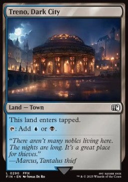 Treno, Dark City - Magic: The Gathering - FINAL FANTASY (Land) [FIN-290] - JotaCards - Tu Tienda de TCG