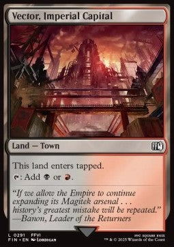 Vector, Imperial Capital - Magic: The Gathering - FINAL FANTASY (Land) [FIN-291] - JotaCards - Tu Tienda de TCG