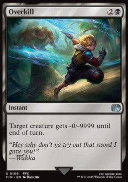 Overkill - Magic: The Gathering - FINAL FANTASY (Uncommon) [FIN-109] - JotaCards - Tu Tienda de TCG