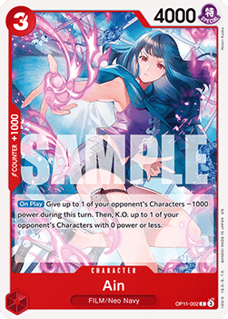 Ain (OP11-002) - A Fist of Divine Speed (Common) [OP11-002] - JotaCards - Tu Tienda de TCG