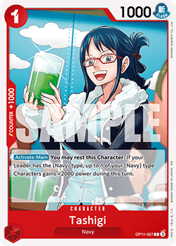 Tashigi (OP11-007) - A Fist of Divine Speed (Common) [OP11-007] - JotaCards - Tu Tienda de TCG