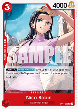 Nico Robin (OP11-009) - A Fist of Divine Speed (Common) [OP11-009] - JotaCards - Tu Tienda de TCG