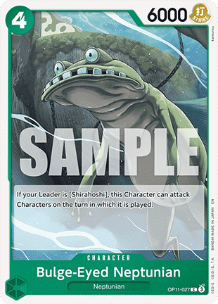 Bulge-Eyed Neptunian (OP11-027) - A Fist of Divine Speed (Common) [OP11-027] - JotaCards - Tu Tienda de TCG
