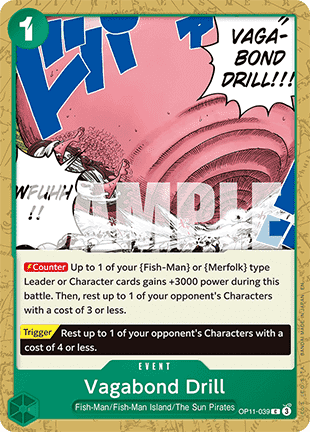 Vagabond Drill (OP11-039) - A Fist of Divine Speed (Common) [OP11-039] - JotaCards - Tu Tienda de TCG