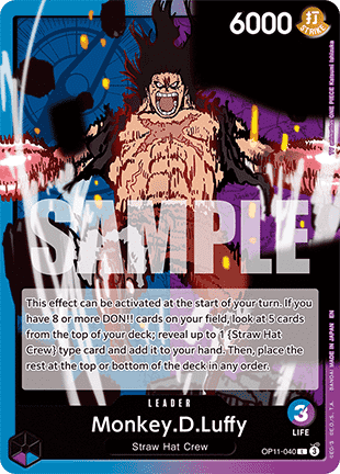 Monkey.D.Luffy (OP11-040) (V.1) - A Fist of Divine Speed (Leader) [OP11-040] - JotaCards - Tu Tienda de TCG