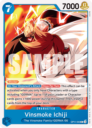 Vinsmoke Ichiji (OP11-043) - A Fist of Divine Speed (Common) [OP11-043] - JotaCards - Tu Tienda de TCG