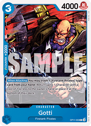 Gotti (OP11-050) - A Fist of Divine Speed (Common) [OP11-050] - JotaCards - Tu Tienda de TCG